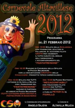 Programma Carnevale Altavillese 2012