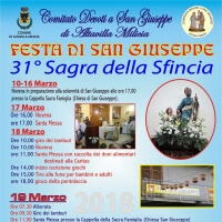 Oggi si concludano i festeggiamenti di San Giuseppe 2018 ad Altavilla Milicia