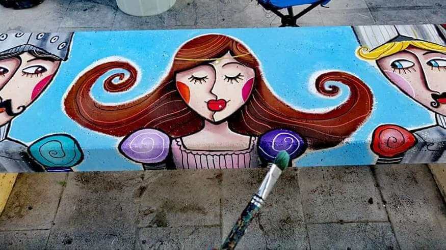 Iniziati i lavori per la realizzazione di una pittura muraria decorativa Murales a piazza Aldisio