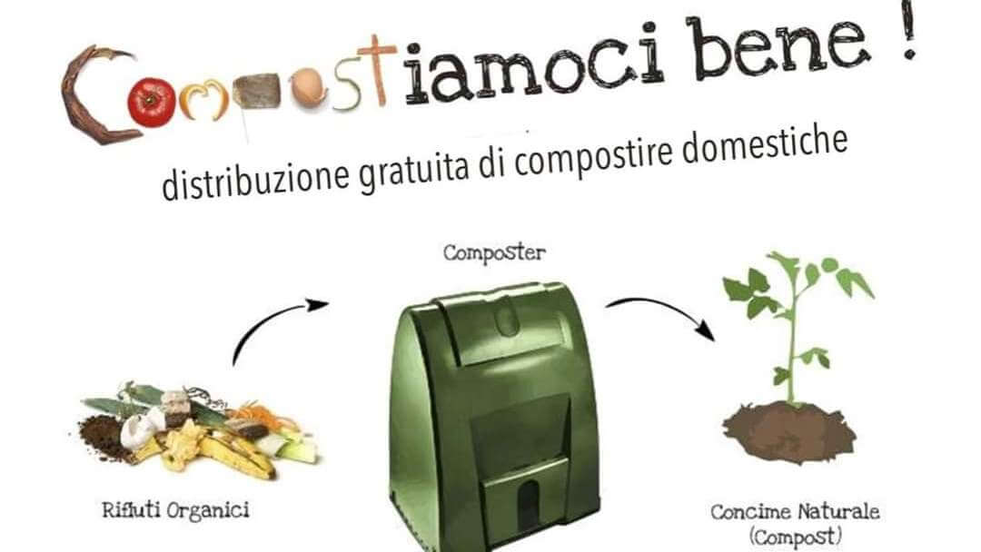 Raccolta differenziata, distribuzione gratuita di compostiere domestiche