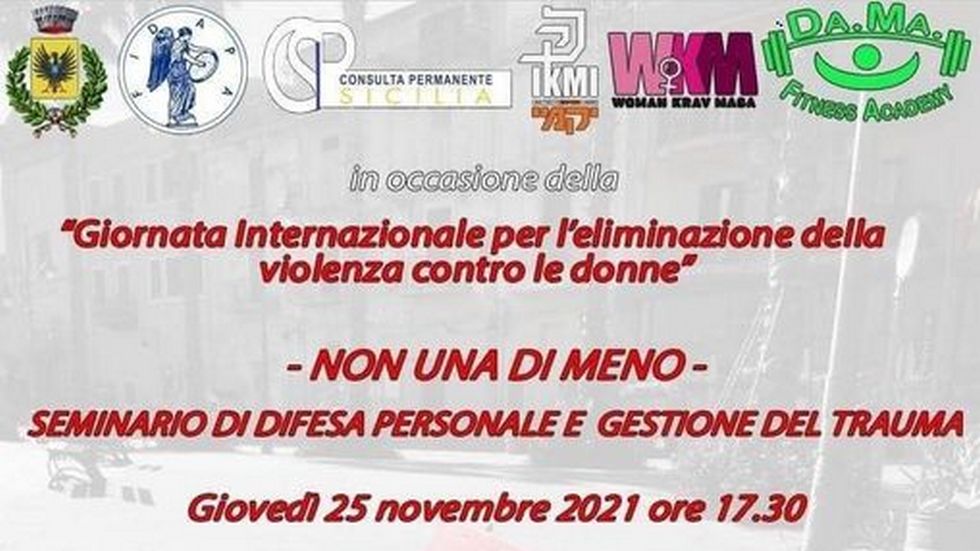 Non una di meno, seminario per la giornata internazionale per leliminazione della violenza contro le donne