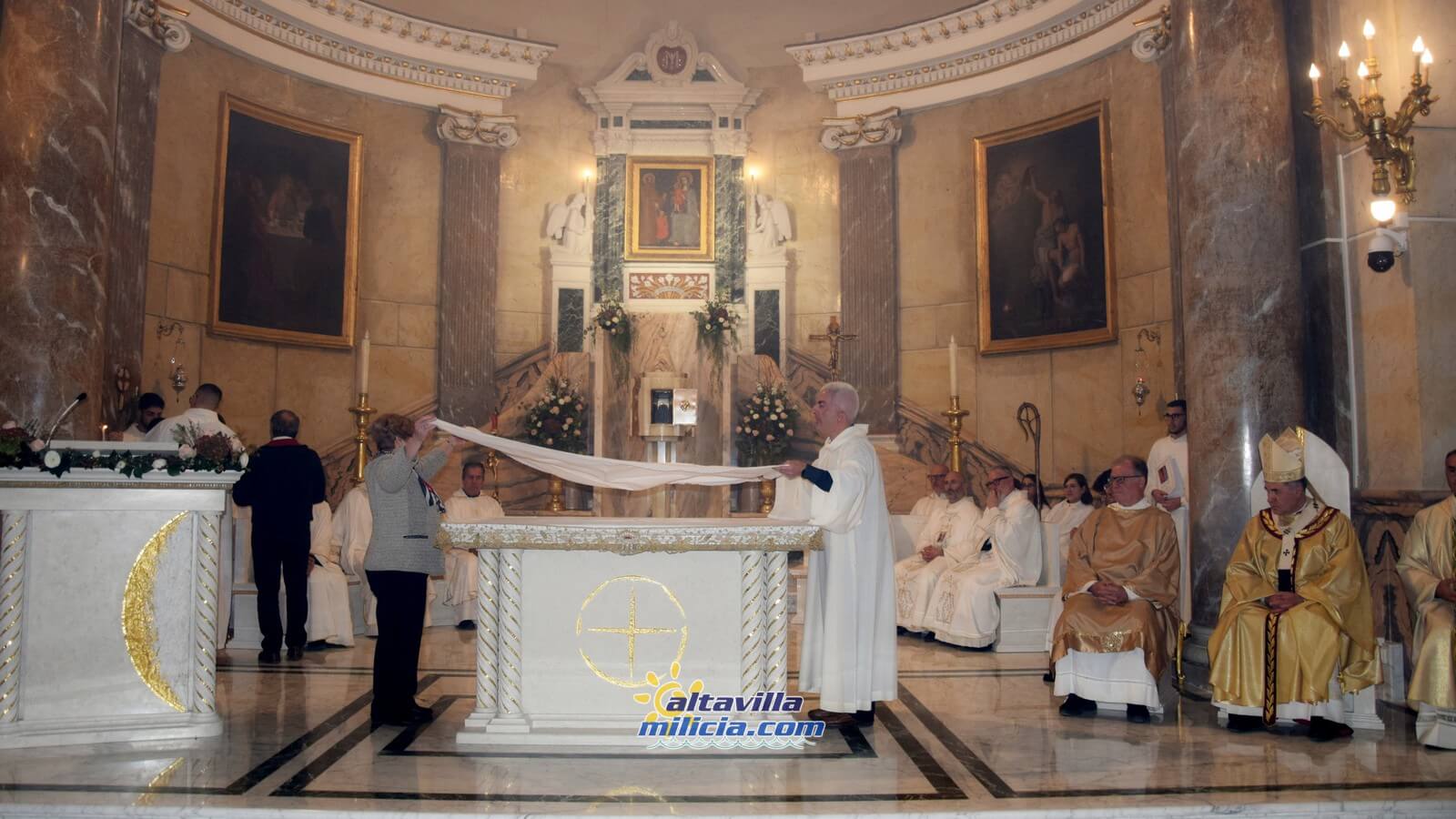 Il nuovo presbiterio del Santuario Madonna della Milicia