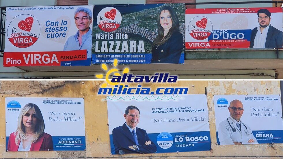 Amministrative 2022 ad Altavilla Milicia: chi sono i candidati sindaco e le liste