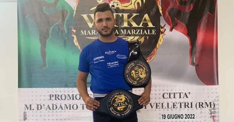LAltavillese Francesco Nolasco, campione d'Italia di Kickboxing