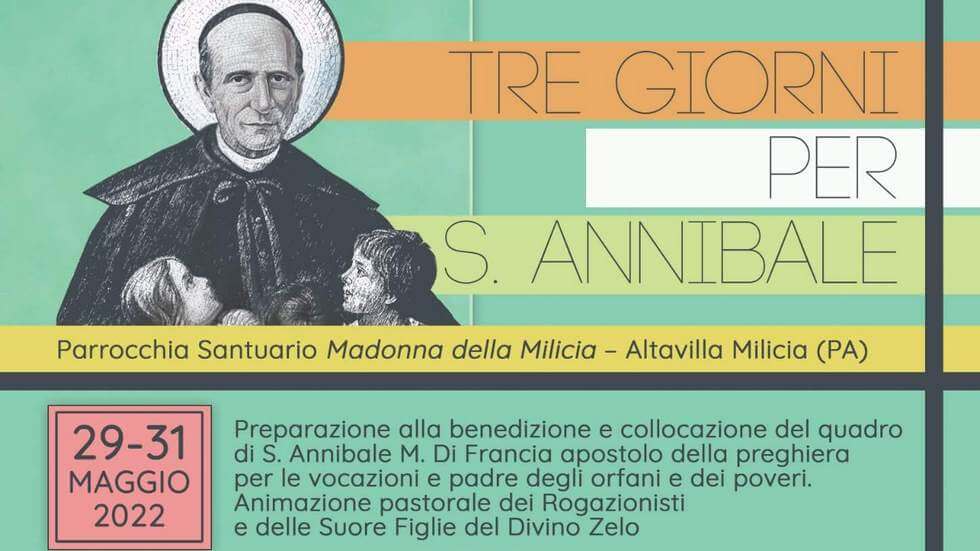 Un quadro di SantAnnibale Maria di Francia verr collocato nel Santuario Madonna della Milicia