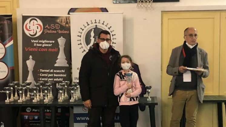 Alba Lombardo conquista il titolo di campionessa under 10 femminile di scacchi