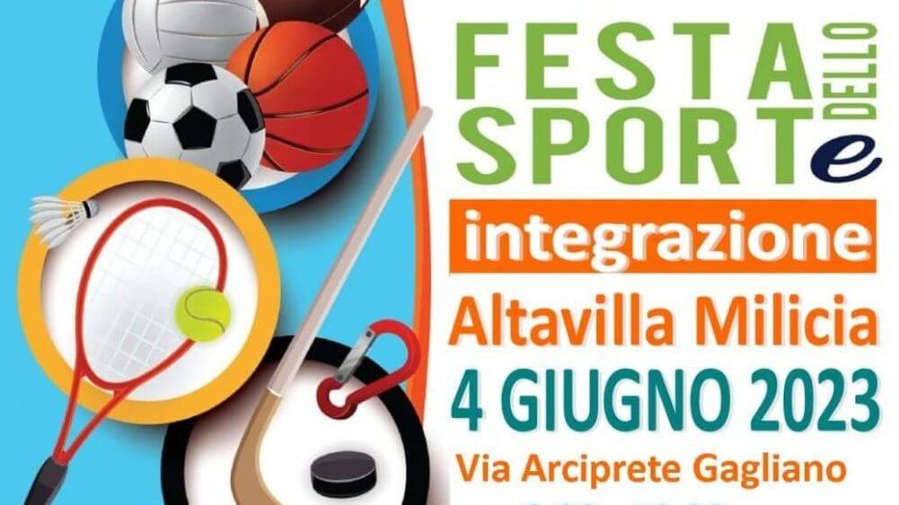Domenica la festa dello sport ad Altavilla Milicia