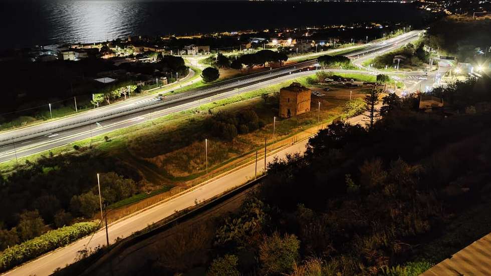 Nuovo impianto di illuminazione a led allo svincolo A/19