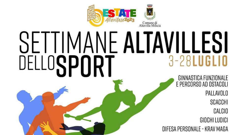Luned il via alle Settimane dello Sport Altavillese