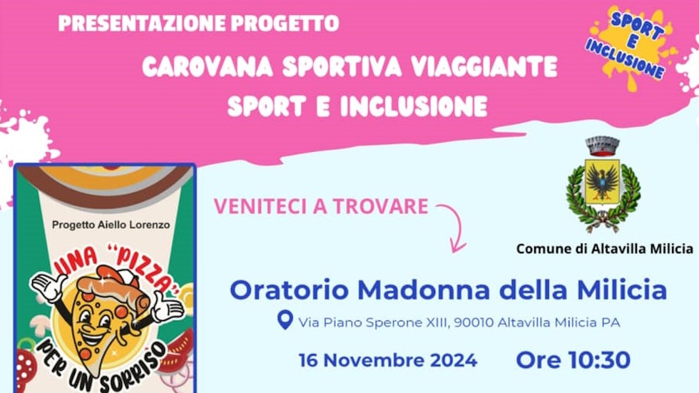Carovana sportiva viaggiante, sport e inclusione