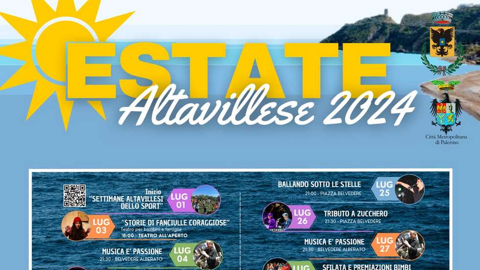 Calendario delle iniziative per lestate altavillese 2024