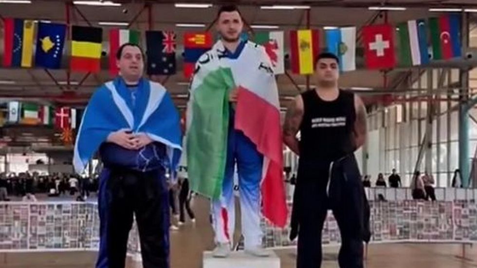 Francesco Nolasco campione mondiale di kickboxing WTA a Carrara