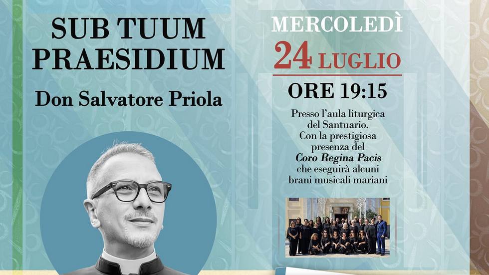 Mercoled la presentazione del libro Sub Tuum praesidium di don Salvo Priola