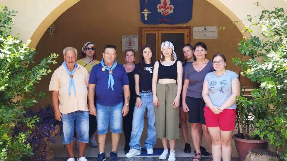La Base Scout San Francesco ospiter� per due settimane un team di studenti archeologi polacchi