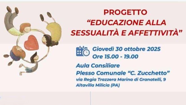 Altavilla Milicia si prepara al progetto �Educazione alla Sessualit� e Affettivit��