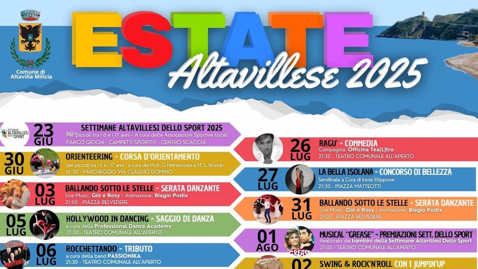 Unestate ricca di eventi: il programma dellEstate Altavillese 2025