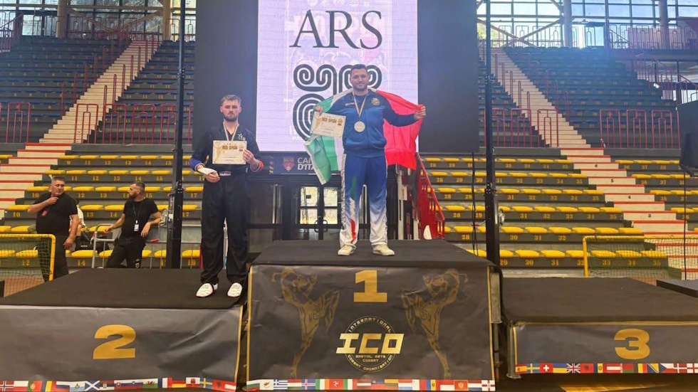 Francesco Nolasco, Primo classificato ai Campionati Europei ICO di Kick Boxing