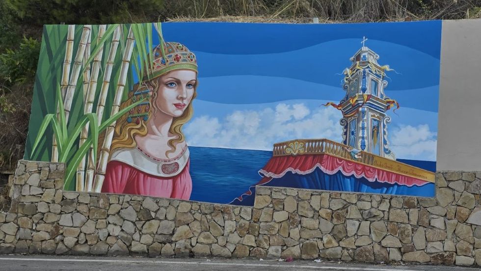 Un nuovo murales accoglie i visitatori ad Altavilla Milicia
