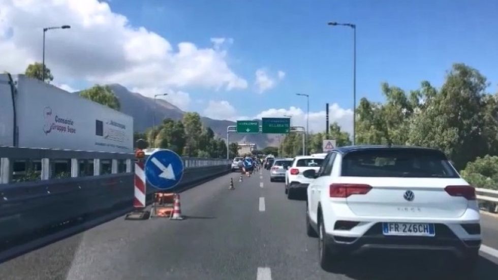 Anticipata ulteriormente a stasera la rimozione dei cantieri anche a Bagheria
