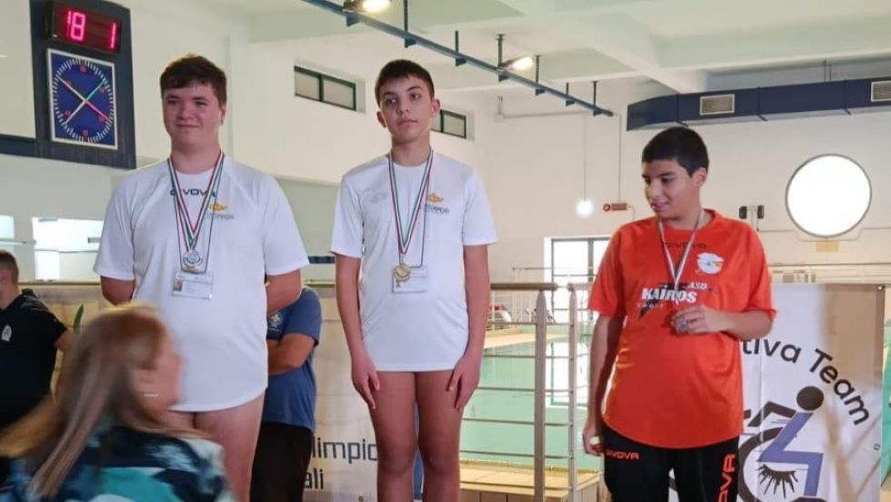 Muratore brilla in vasca: doppio oro per Altavilla