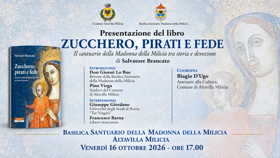 Leggi la notizia La storia del Santuario nel libro di Brancato: Zucchero, pirati e fede