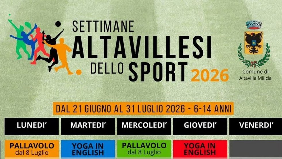 Al via la quinta edizione delle Settimane Altavillesi dello Sport: un'estate di attivit� per i pi� giovani